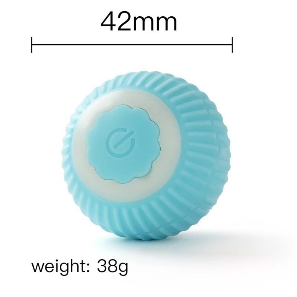 Smart Pet Toy Ball USB-C Rechargeable Auto Obstacle Avoidance Colorful LED